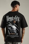 Positive mentality oversized T-shirt
