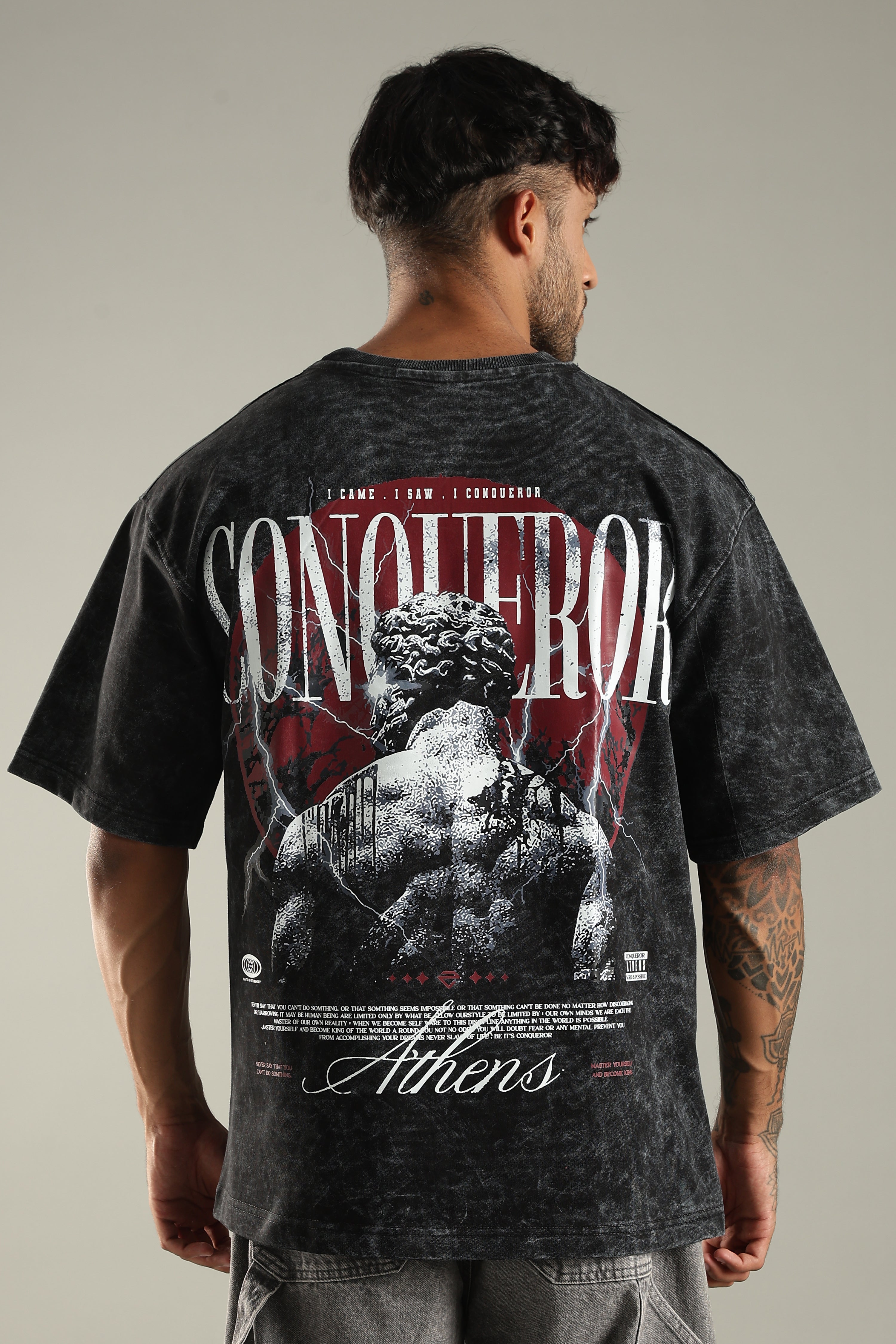 conqueror oversized T-shirt