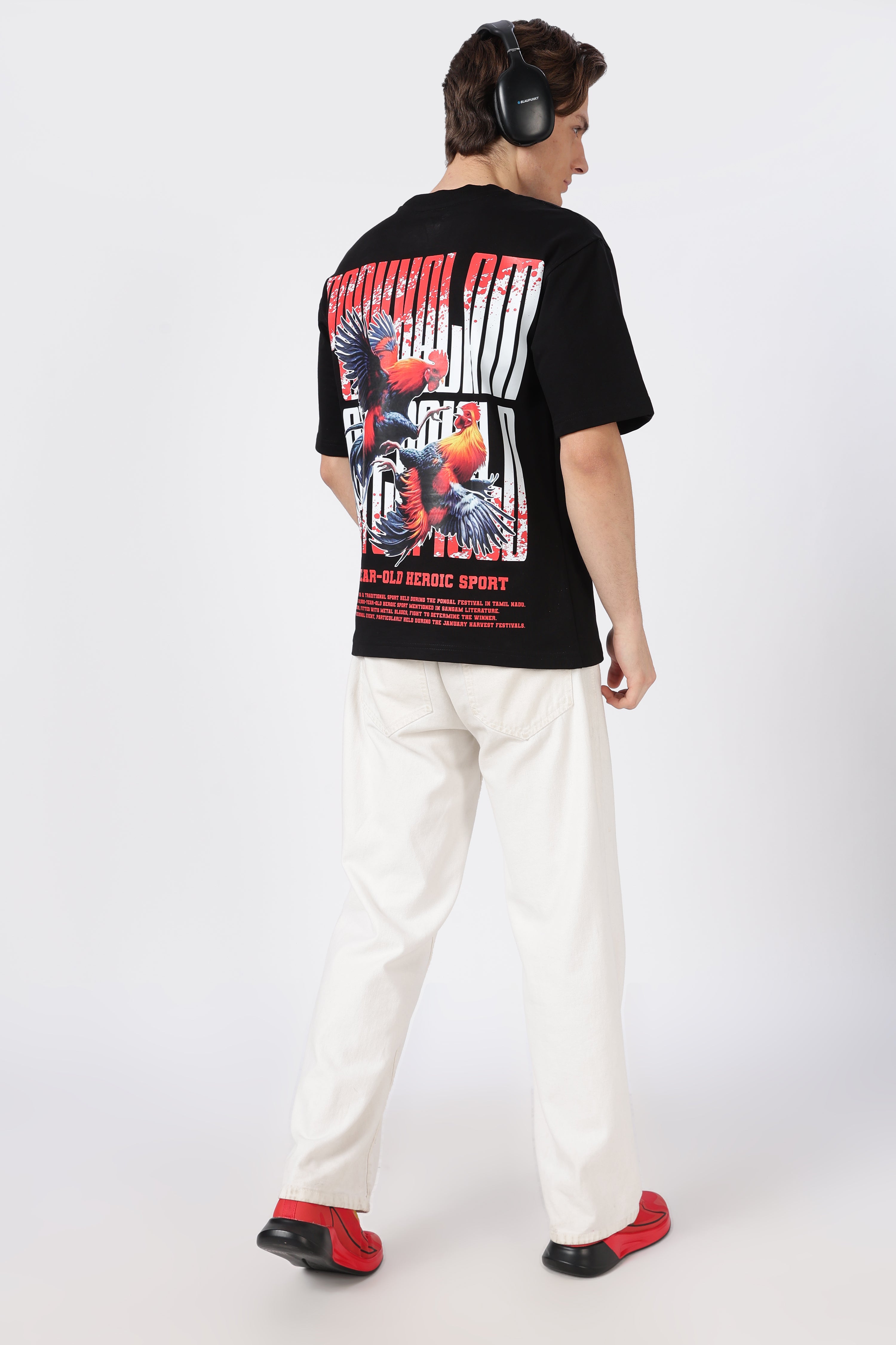 Battle field oversized T-shirt