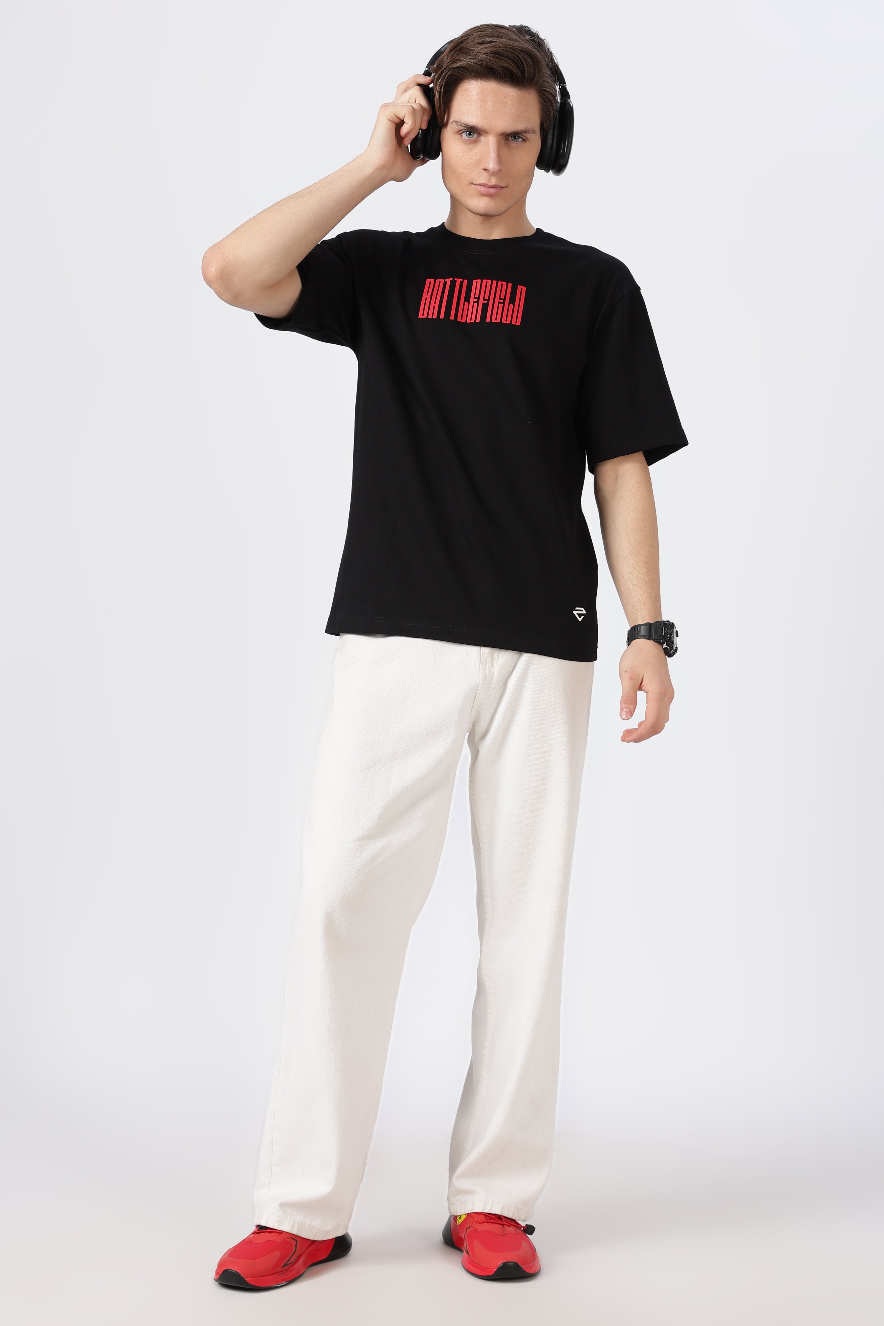 Battle field oversized T-shirt